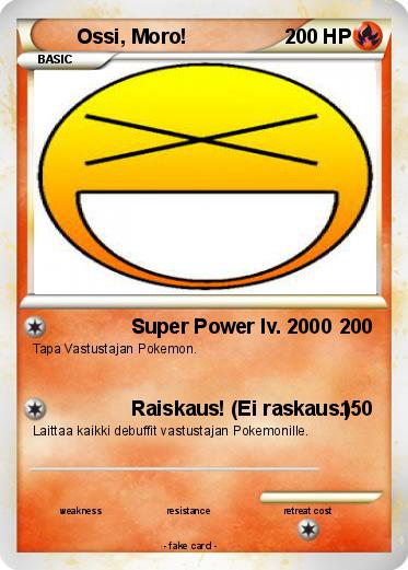 Pokemon Ossi, Moro!