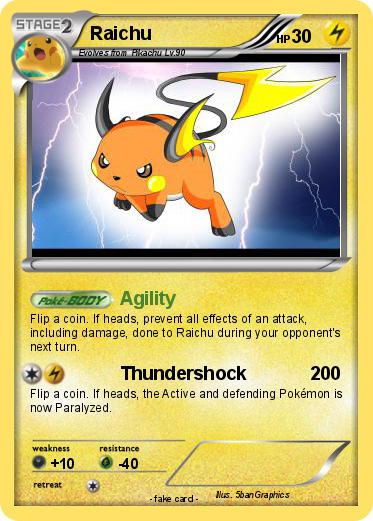 Pokemon Raichu