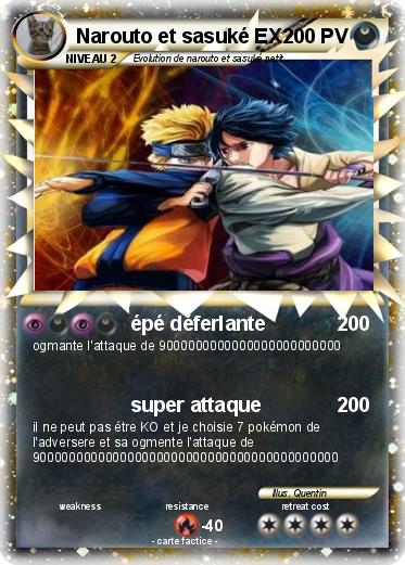 Pokemon Narouto et sasuké EX