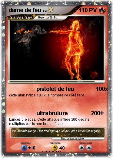 Pokemon dame de feu