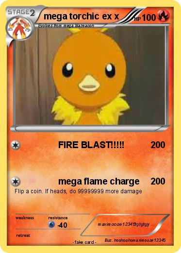 Pokemon mega torchic ex x