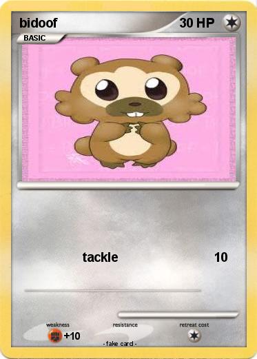 Pokemon bidoof