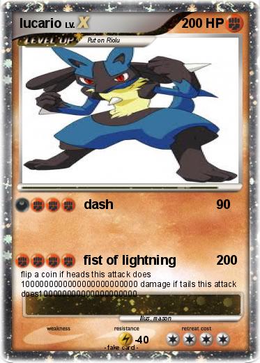 Pokemon lucario