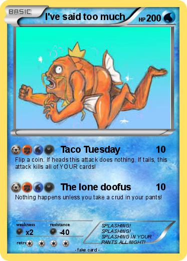 Pokemon I've said too much