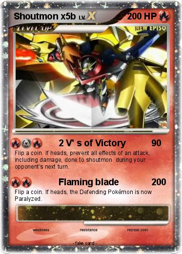 Pokemon Shoutmon x5b
