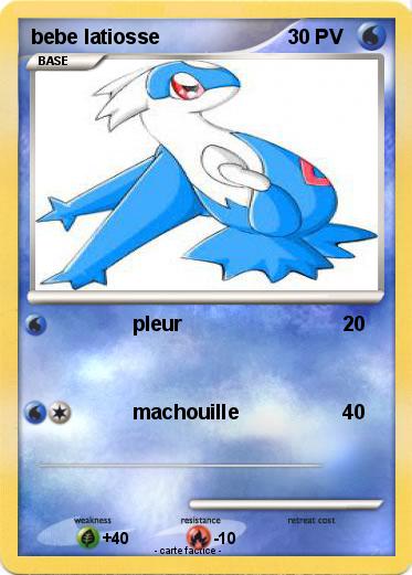 Pokemon bebe latiosse