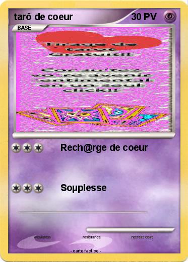 Pokemon tarô de coeur