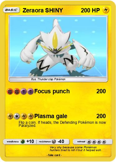 Pokemon Zeraora SHINY