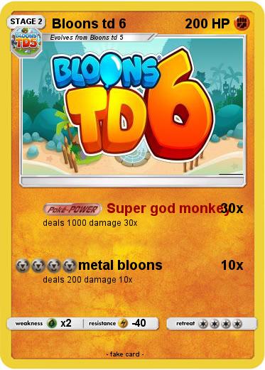 Pokemon Bloons td 6