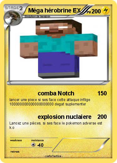 Pokemon Méga hérobrine EX