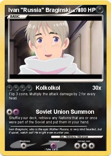 Pokemon Ivan "Russia" Braginski