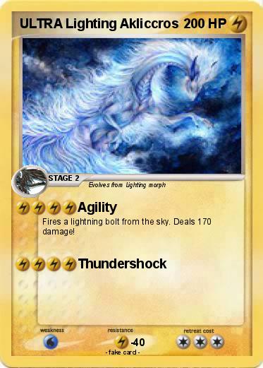 Pokemon ULTRA Lighting Akliccros