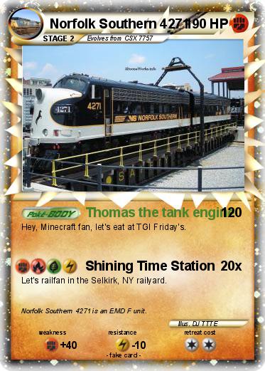 Pokemon Norfolk Southern 4271