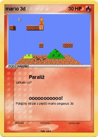 Pokemon mario 3d