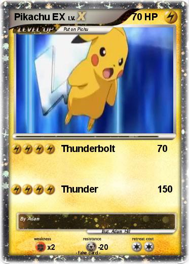 Pokemon Pikachu EX