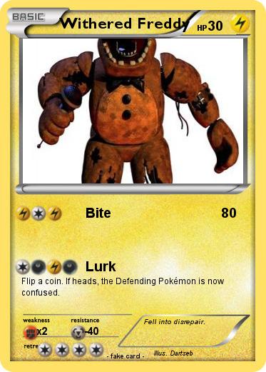 Pokemon Withered Freddy