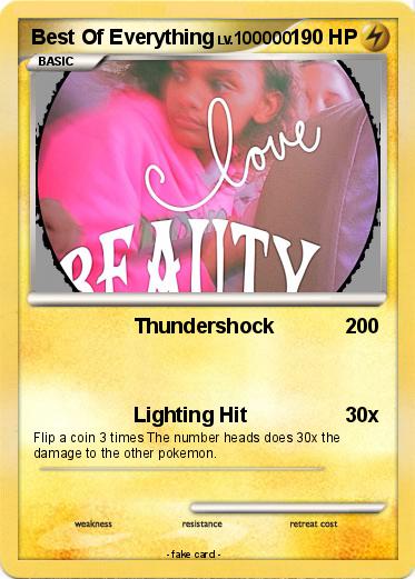 Pokemon Best Of Everything
