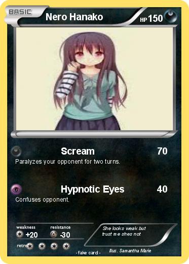 Pokemon Nero Hanako