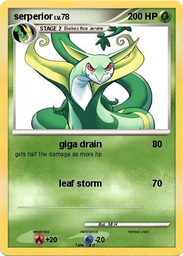 Pokemon serperior