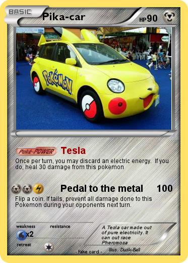 Pokemon Pika-car