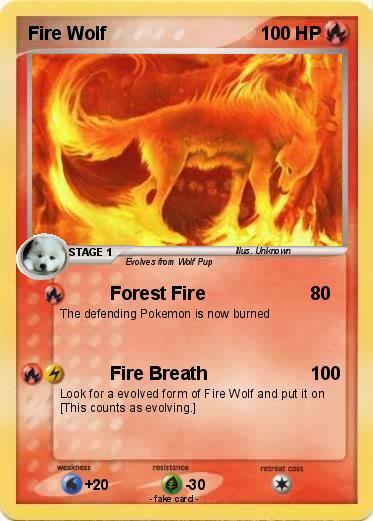 Pokemon Fire Wolf