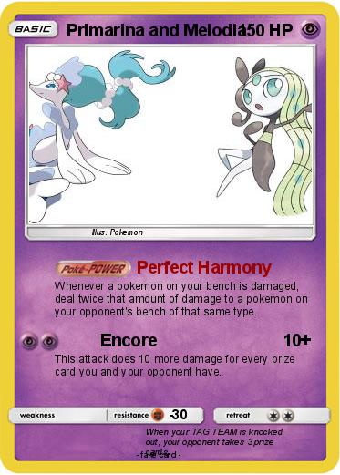 Pokemon Primarina and Melodia