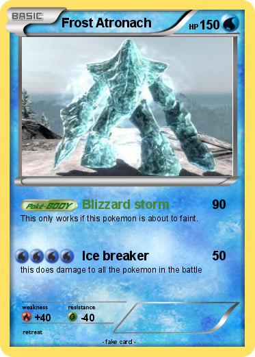 Pokemon Frost Atronach