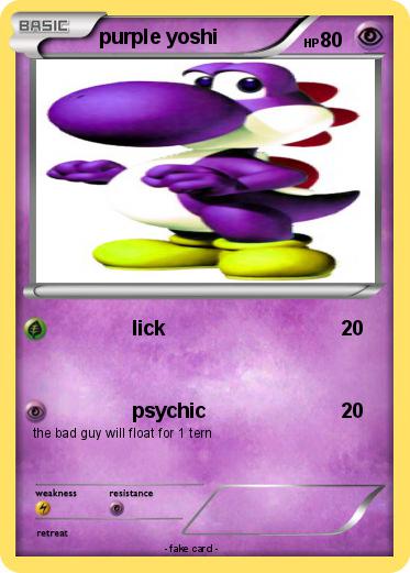 Pokemon purple yoshi