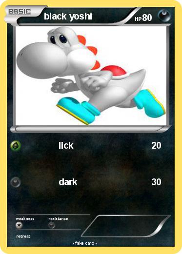Pokemon black yoshi