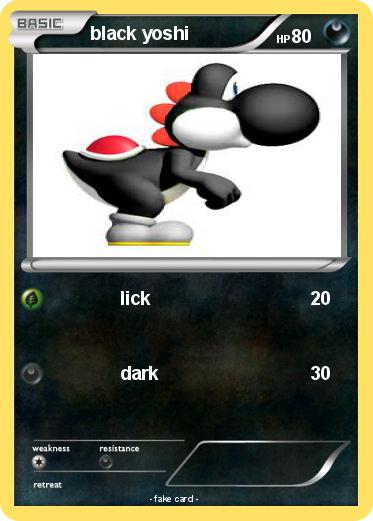 Pokemon black yoshi