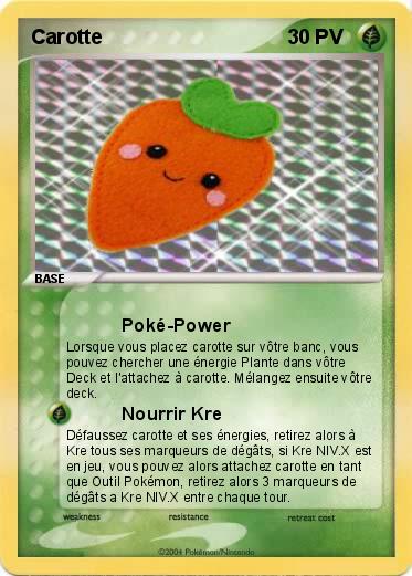 Pokemon Carotte