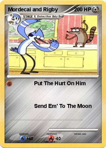 Pokemon Mordecai and Rigby