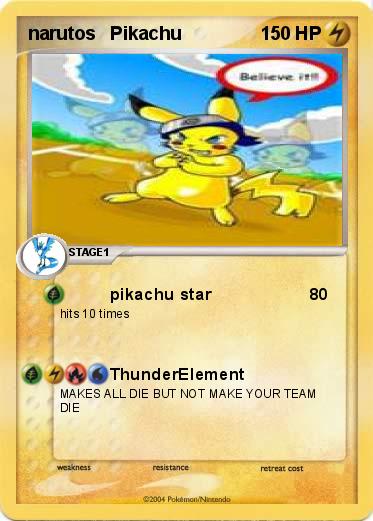 Pokemon narutos   Pikachu