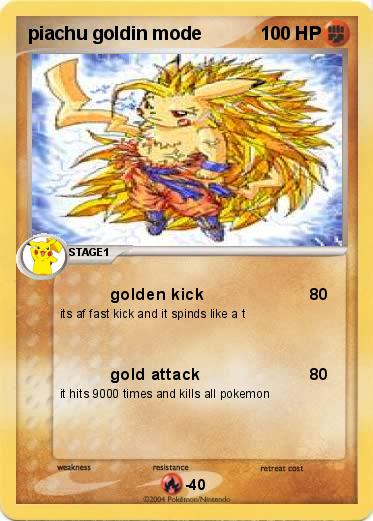 Pokemon piachu goldin mode