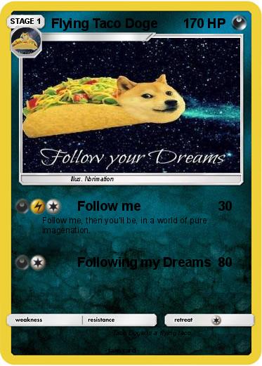 Pokemon Flying Taco Doge
