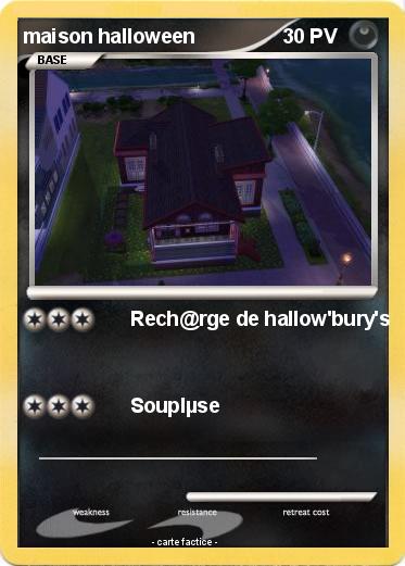 Pokemon maison halloween