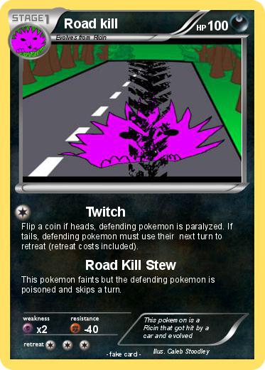 Pokemon Road kill