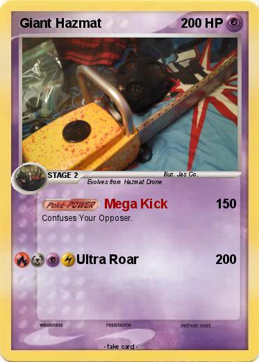 Pokemon Giant Hazmat