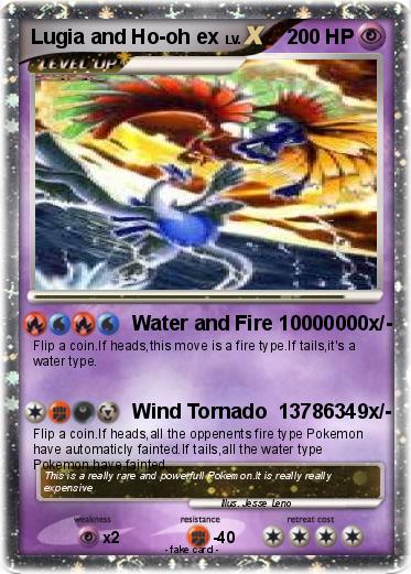 Pokemon Lugia and Ho-oh ex