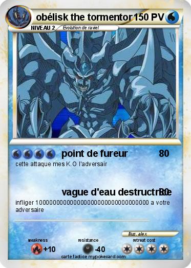 Pokemon obélisk the tormentor