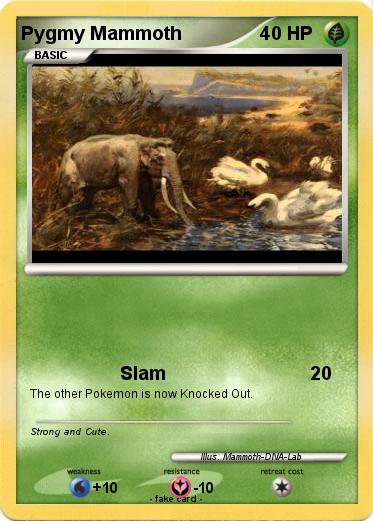 Pokemon Pygmy Mammoth