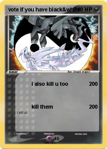 Pokemon vote if you have black&white