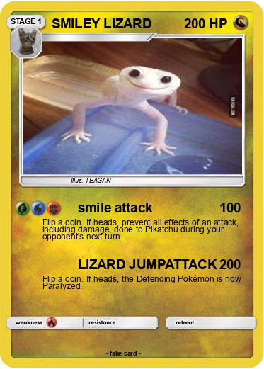 Pokemon SMILEY LIZARD