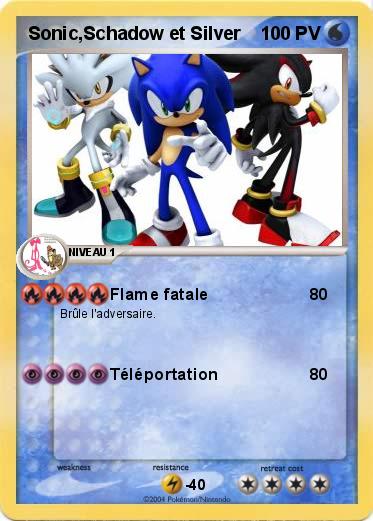 Pokemon Sonic,Schadow et Silver