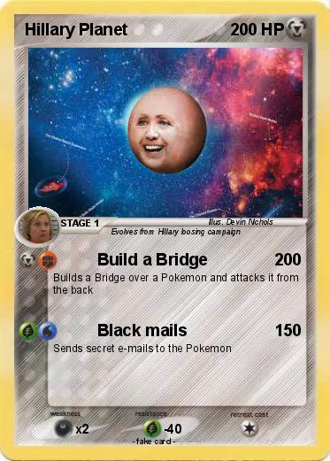 Pokemon Hillary Planet