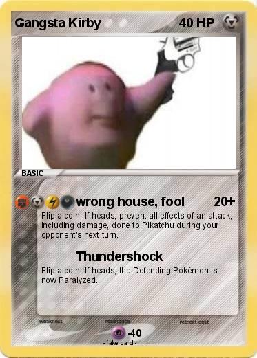 Pokemon Gangsta Kirby