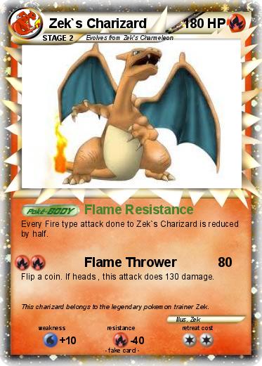 Pokemon Zek`s Charizard
