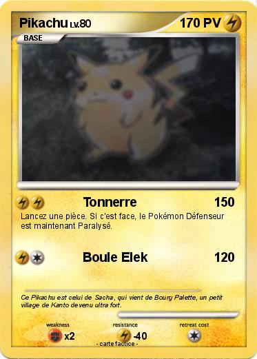 Pokemon Pikachu