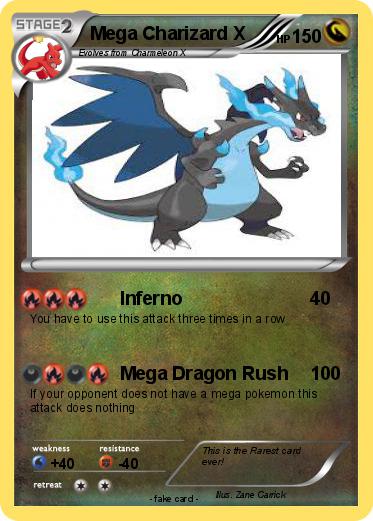Pokemon Mega Charizard X