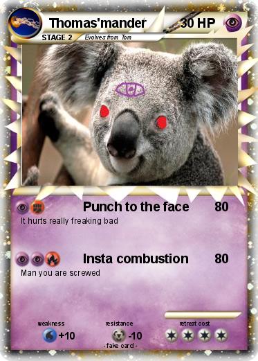 Pokemon Thomas'mander